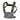 Tactical front rig interface with woodland camo adjustable straps and gray padded panel