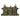 Skeletonized triple 223 flap pouch, woodland camo with three flap compartments and top loops