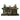 Skeletonized triple 223 flap pouch, green camo with three flap compartments and top loops