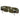 Green skeletonized cummerbund with two buckle closures and patterned side strap