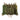 Tactical MOLLE SMG flap pouch with 6 elastic loops and hook-and-loop straps, woodland camo.