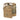Tan plate carrier with MOLLE webbing front, adjustable shoulder straps, and buckles