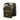 Green plate carrier with MOLLE front panel, padded shoulder straps, and side panels