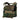 Multicam-style green camouflage plate carrier vest with MOLLE front panel and straps