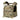 Multicam plate carrier vest with MOLLE front panel and padded shoulder straps