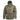 Multicolor camouflage parka with hood, front zipper, and side pockets