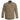 Coyote field jacket with button front, chest flap pockets, and sleeve logo