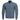 Blue flight jacket with full-zip front and ribbed knit cuffs