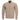 Tan flight jacket with full-zip front, stand collar, and ribbed cuffs