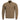 Khaki flight jacket with full-zip front and ribbed knit cuffs
