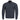 Navy flight jacket with full-zip front and ribbed knit cuffs