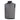 Quilted puffer vest with hood, full-zip, dark gray