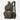Cordura backpack in woodland camouflage with front zip pouch, padded straps, and side utility pocket