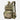 Cordura backpack in camouflage pattern with front zip pouch, padded straps, and side utility pocket