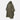Lightweight poncho with hood, olive green, snap button front, side cape panels