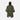 Olive textured poncho with hood, wide sleeves, front tie belt and vented hem
