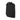 Mini utility pouch in black with top drawstring and stitched side pocket panel