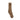 Tan crew socks with ribbed texture, Pentagon logo, and dark heel-toe pattern accents