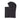 Black balaclava with face opening and high neck panel, flat lay view