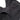 Black balaclava close-up of stitched seams and small logo on front panel