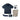 Navy short-sleeve tactical polo shirt with chest zip and side seam details