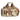 Desert camo pistol range bag with top handle, front zipper pocket, and side mesh pouch