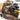 Desert camo pistol range bag with front gun pouch pocket, MOLLE panel, and top handle
