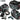 Miami tiger stripe pistol range bag set with multiple compartments, handles, and shoulder strap