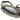 Dark gray fanny pack open interior with organizer compartments and zipper pull