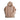 Brown Tiger Force hoodie with front pocket and small chest logo