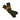 Olive crew socks with orange stripe bands and red return-to-base text
