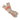 Tan crew socks with orange stripe bands and red return-to-base text