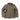 Tan softshell jacket with hood and center front zipper; zip pockets on sleeves and chest.