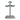 Mini HPC rack tactical gear stand in SW Grey, central post with platform base