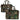 Mini duffle bag pair in Multicam pattern with front hook-and-loop patch holder