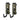 OD Green adjustable J-hooks, 2-pack with round lock knob on wall mount