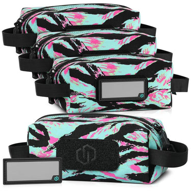 Savior Equipment Miami tiger stripe soft ammo carrier pouch set with front ID panels