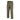 Olive tactical pants with belt loops and side pockets