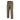 Brown tactical pants with belt loops and side pockets