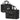 Multicam Black mini hauler duffel bag, two carry handles, front patch and zipper