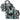 Two tiger stripe mini hauler bags with top handles, shoulder straps, and zip closures