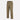 Tan urban cargo pants with elastic waistband and knee-length legs.