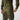 Camouflage field pants in green with cargo pockets and belt loop waistband