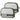 OD green and white hook-and-loop backing pouch pair with mesh top and clear-front panel