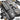 Gray scope and muzzle covers set with MOLLE webbing and padded panels