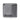 Savior hook-backed muzzle cover in light gray, padded textured fabric with embossed logo