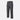 Charcoal gray ripstop stretch pants with elastic waistband and cargo pockets, straight leg