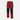 Crimson and black tactical pants with cargo pockets