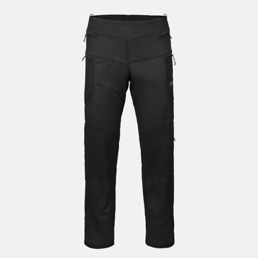 Nylon windrunner pants, black, drawstring waist and side pockets