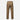 Nylon windrunner pants, coyote tan, back view with elastic waistband